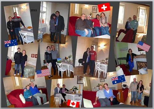 My home in Dijon guests in 2013