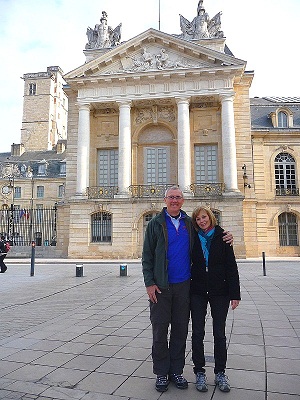 Karen and Bob in Dijon.