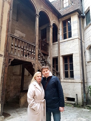 Alexander and Anastasia( Moscow) in Dijon