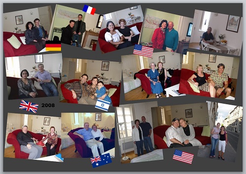 My home in Dijon guests in 2008