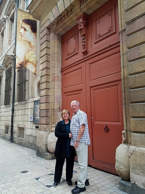 Dee and Chris Whitby in Dijon